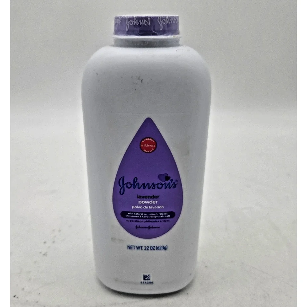 Johnson's Lavender Powder Baby Powder Relaxing w/ Cornstarch, 22oz - New Sealed